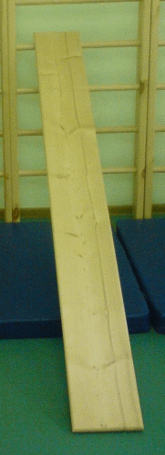 Доска наклонная 2 м гладкая к гимнастической стенке